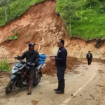 Longsor Kembali Ancam Jalan Pungut Hilir-Pungut Tengah di Kerinci